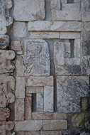 Grand Pyramid at Uxmal Ruins - uxmal mayan ruins,uxmal mayan temple,mayan temple pictures,mayan ruins photos